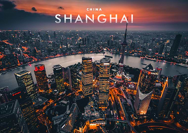 Shanghai City Skyline