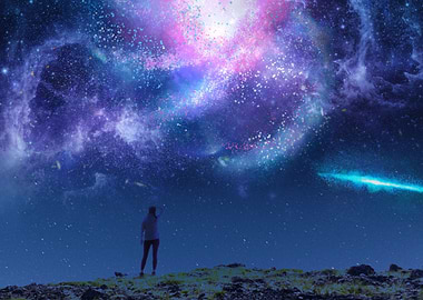 Alone With The Galaxy Sky
