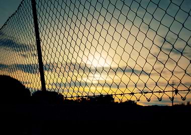 Fence twilight