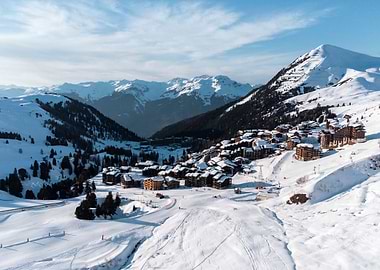 Village in the mountains