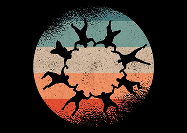 Retro Skydiving
