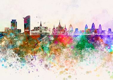 Phnom Penh skyline