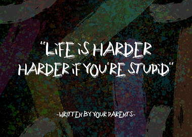 YOUR PARENTS TEXT ART