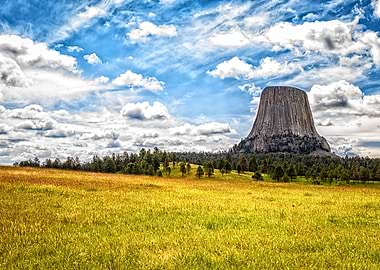 Devils Tower in Wyoming
