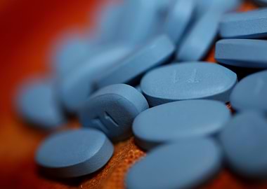 Medical pills background