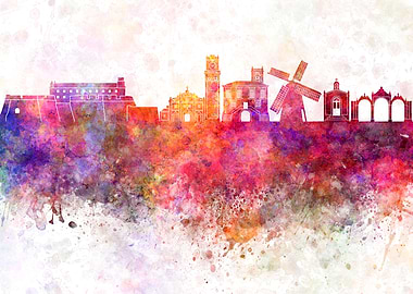 Ponta Delgada skyline