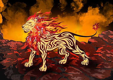 Fiery Lion
