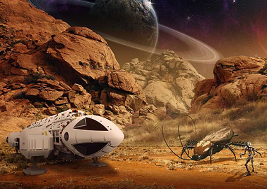 Space Fantasy Planet