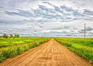 South Dakota Country Road