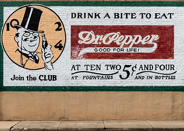 Old Add Dr Peppers Drink