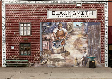 Blacksmith Mural