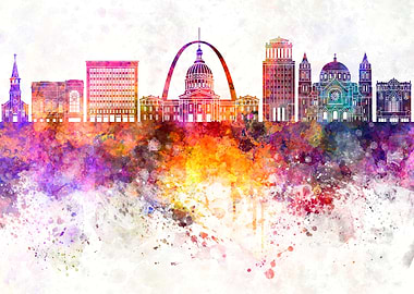 Saint Louis watercolor
