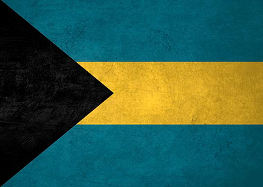 Flag of Bahamas on Wall