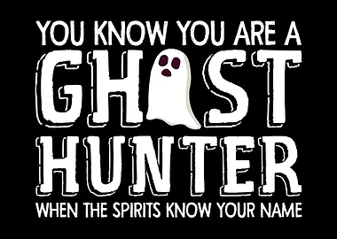 Ghost Hunter Joke Ghosts