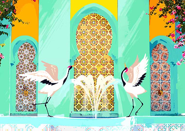 Moroccan Courtyard | Heron