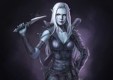 Winter Eladrin Bloodhunter