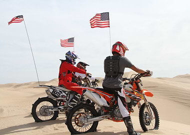 Riders on the dunes