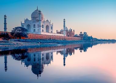 Blue Taj Mahal