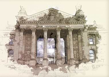 Berlin City Travel Art