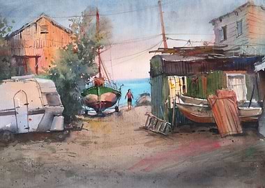 Sunrise on the beach