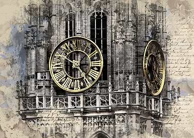 Antwerp Belgium Travel Art