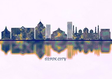 Depok City Skyline