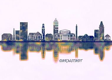 Darmstadt Skyline