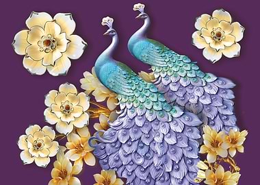 3D PEACOCK