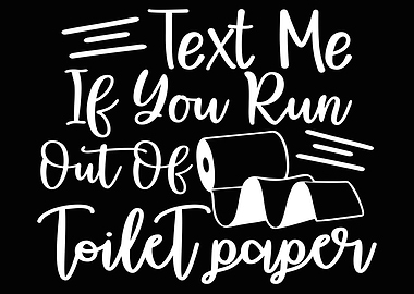 Text me if you Run Poster