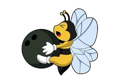Bee Bowling Bowling ball