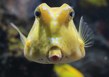 Yellow longhorn cowfish