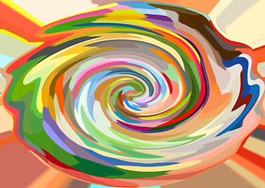 Abstract Bright and Cute