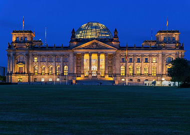 Reichstag At Night