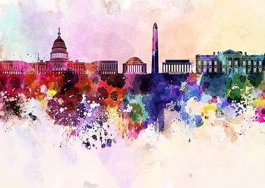 Washington DC skyline