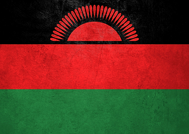 Flag of Malawi on Wall