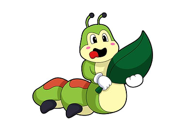 Caterpillar Leaf