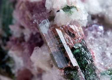 tourmaline mineral crystal
