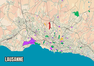 Lausanne Map