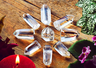 crystal quartz specimen