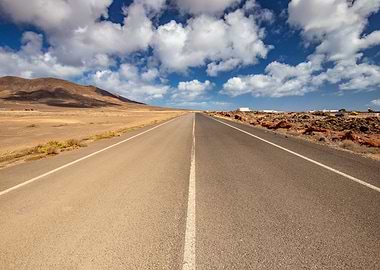Spain landscape, Lanzarote