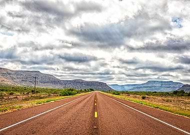 Highway 90 in Pecos County