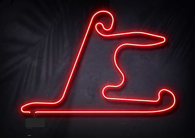 Race Track Shanghai Neon
