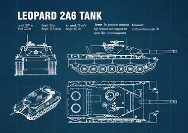 Leopard 2A6 Tank