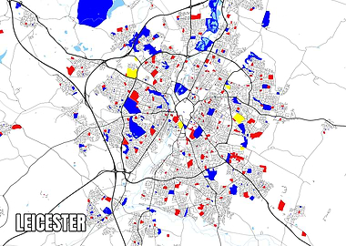 Leicester Map
