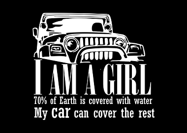 Girl Loves Car