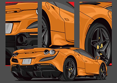 Super Cars orange