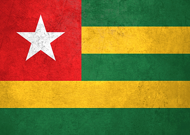 Flag of Togo on Wall