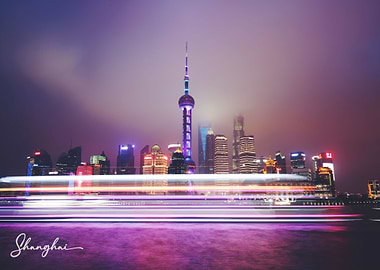 Shanghai City Skyline