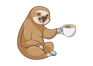 Sloth Cup of Coffee
