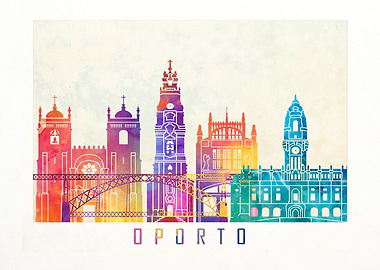 Oporto skyline